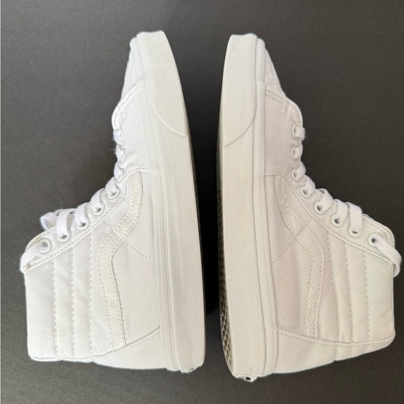 Vans White High-Top Sneakers women 7.5 - Picture 5 of 12
